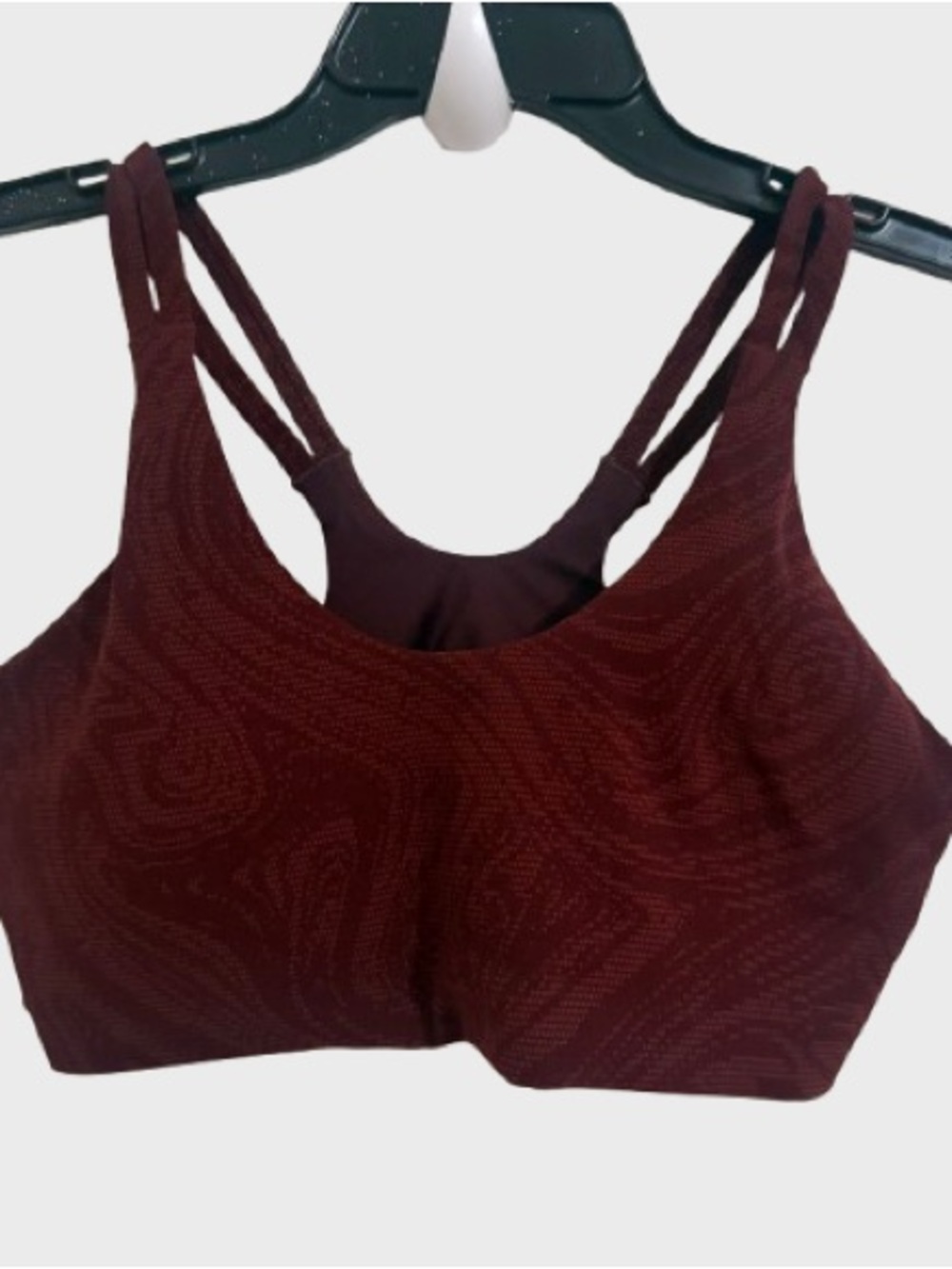 Nike Women's Double-Strap Sports Bra in Dark Burgundy